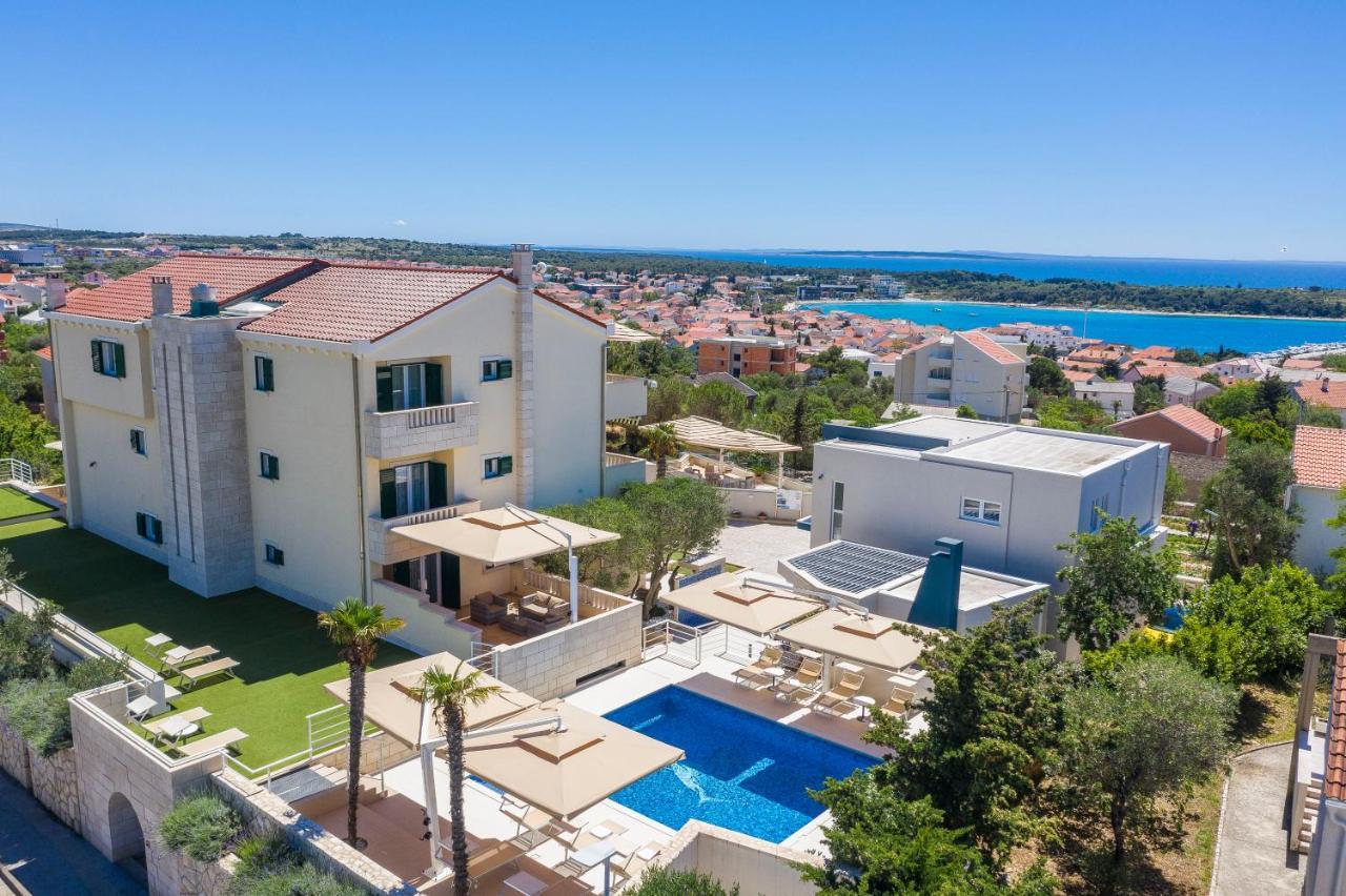 Pool Terrace Sea View Sarkic Apartamento Novalja Exterior foto
