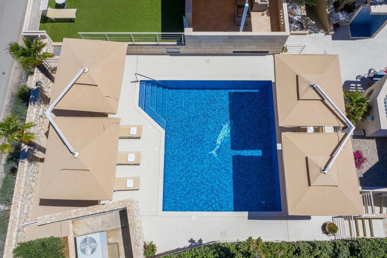 Pool Terrace Sea View Sarkic Apartamento Novalja Exterior foto